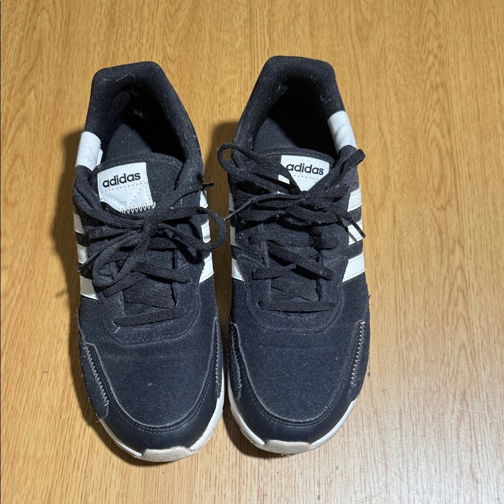 Adidas Classic Black and White Trainers